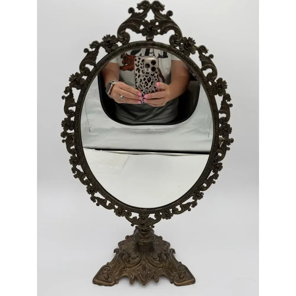 19th Century Florentina Ornate Mirror Made in Italy